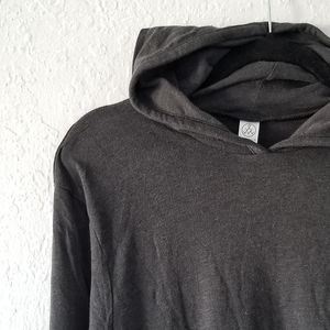 Alternative Charcoal Lightweight Hoodie Medium